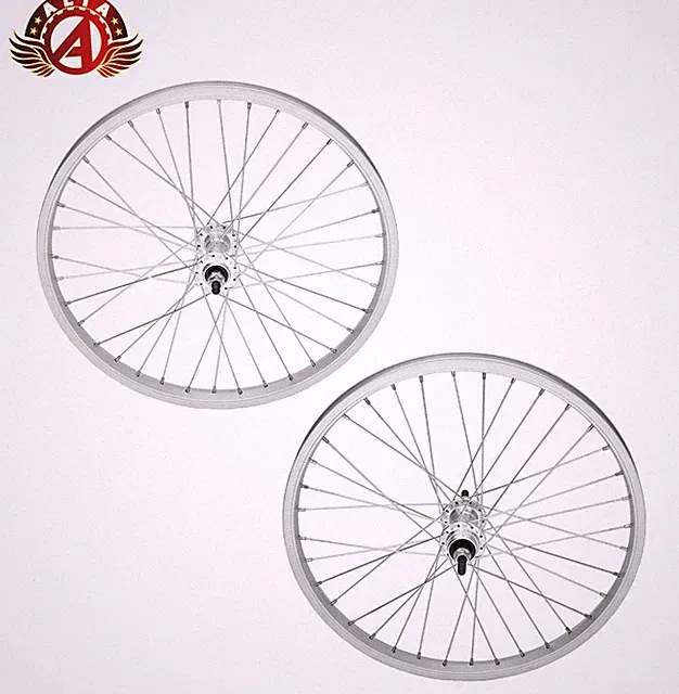 20” Durable Alloy Front & Freewheel Bicycle Rims – 36 Spoke 14G BMX Wheel Set.