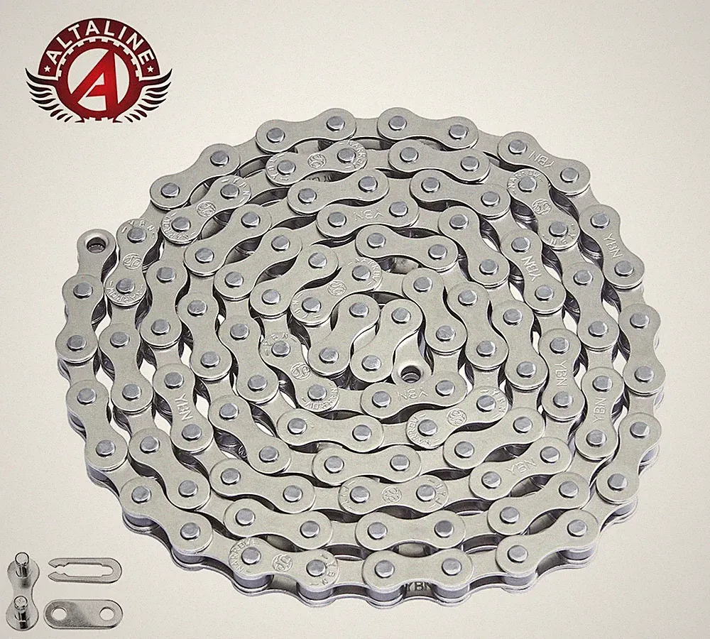 LODO CHROME SINGLE SPEED BICYCLE CHAIN VINTAGE SCHWINN STINGRAY CRUISER BMX BIKE
